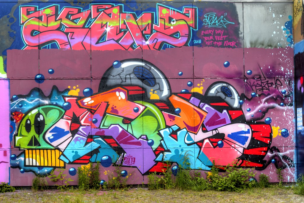 Graffiti art hdr kunst kunstwerk urbex mural murals straatkunst